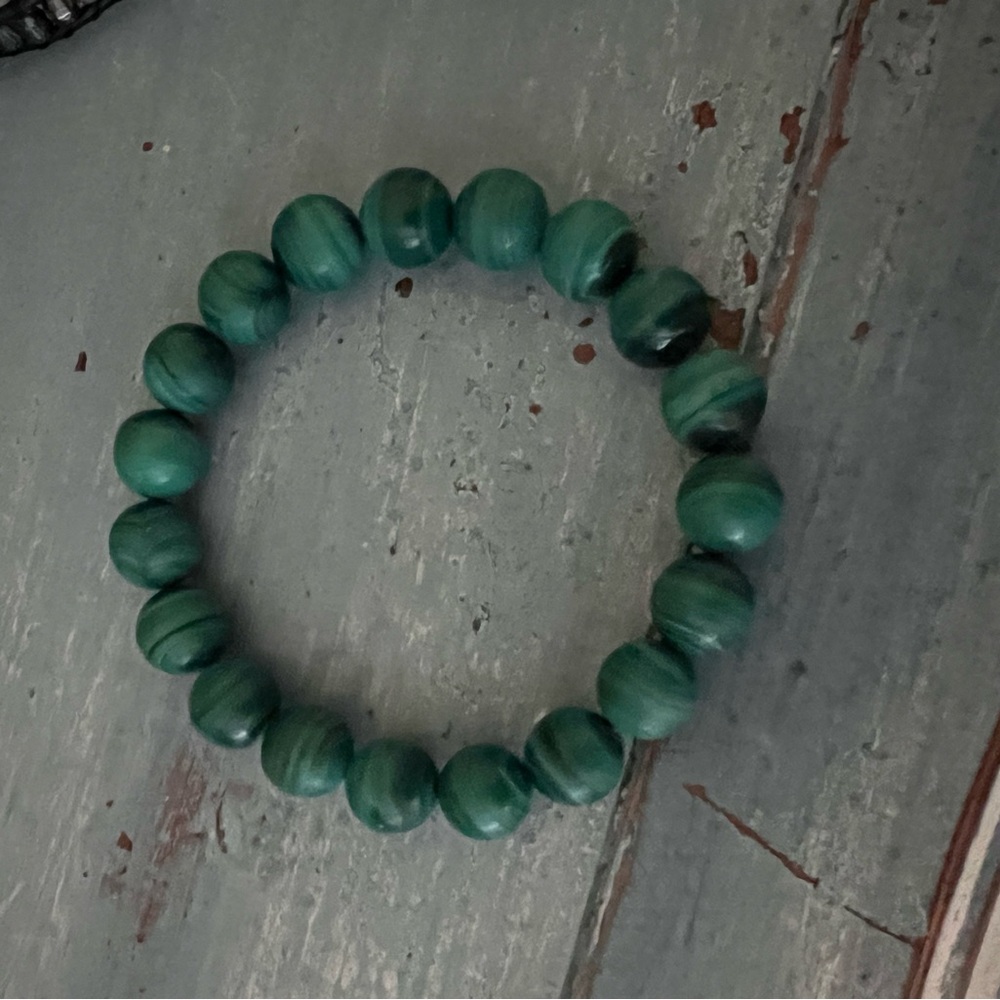 Green malachite Beaded Bracelet
